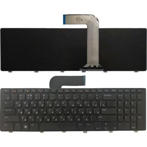 Russian Black New laptop keyboard For DELL 17R N7110 XPS 17 L701X L702X 5720 7720 Vostro 3750 v3750 RU keyboard with frame