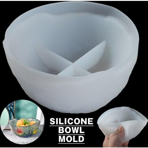 Silicone Bowl Mold Fruit Storage Molds Storage Epoxy Resin Mold DIY Box Craft Making Decoration Tool Jewelry Accessories