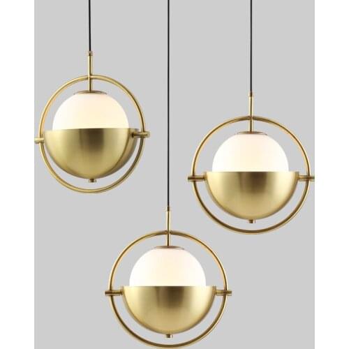 Modern Pendant Lights Black Glass Ball Pendant Lamp Long Line Hanging Lamp For Kitchen Living Room Nordic Globe Light Fixtures