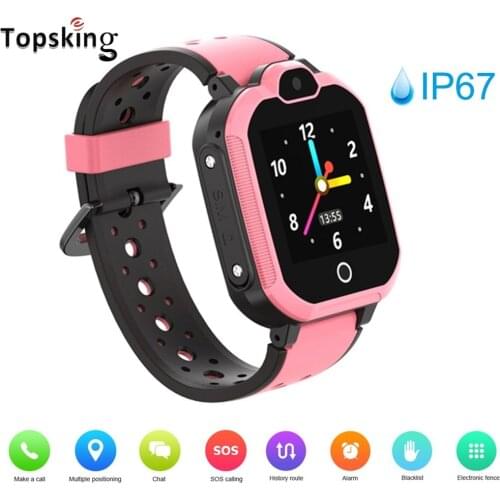 4G Smart Camera GPS WI-FI Kids Students Wristwatch SOS Video Call Monitor Tracker Location Watch Touch Display IP67 Waterproof