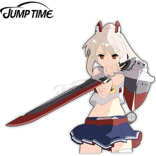 JumpTime 13 x 11.3 cm Ayanami Die Cut Creative Car Sticker Window Waterproof Repair Decal Suitable for All Types of Vehicles