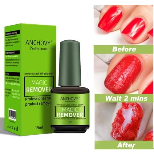 15ml Burst Magic Nail Gel Nail Polish Remover Healthy Gel Polish Cleaner Fast UV LED Soak Off Easily Nail Art Cosmetic Glue