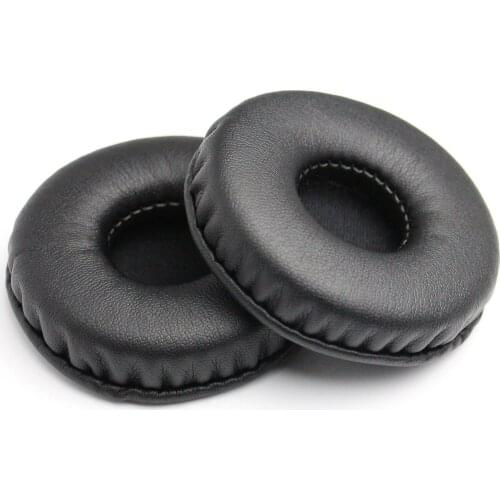 1Pair wire Headphone Ear Pads earphone Headphone Ear Pads Round PU Leather Ear Cushions for 45-105mm Full Size Earpads