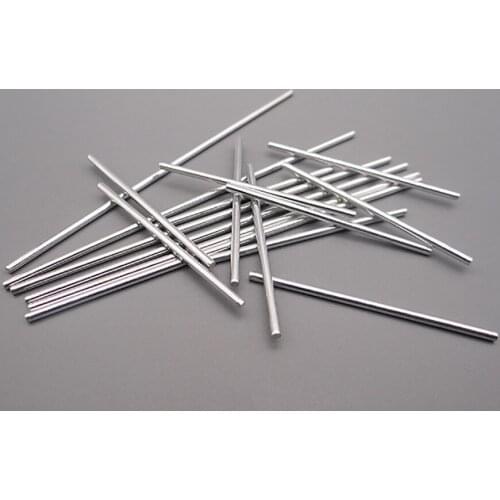10/100pcs 2*50 iron shaft/nickel plated shaft/toy parts/technology building blocks/technology model parts/baby toys/toy
