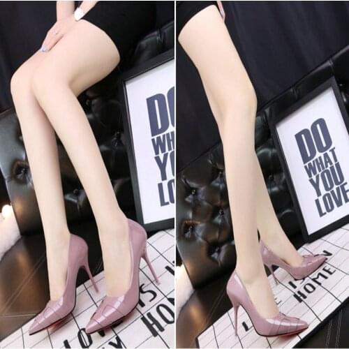 2021 Joker Korean Version Fashion Slim High Heels WomenS Shoes Thin Heels Pointed Solid Color Light Mouth Commuter Single Shoes