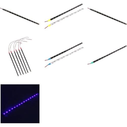 6 X Waterproof DC12V Motor LED Strip Underbody Light For Car Motorcycle Red