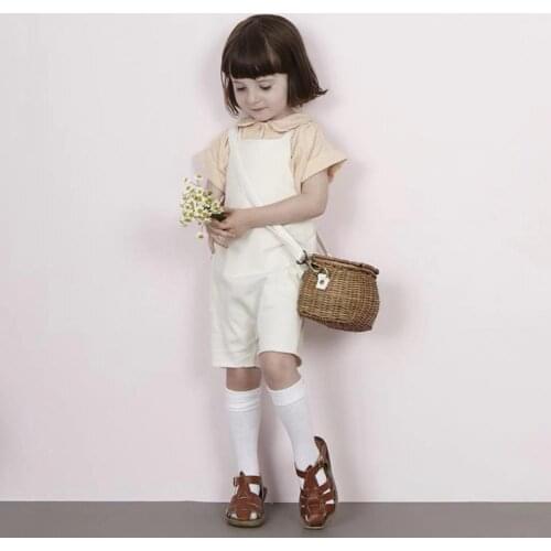 60%HOTBack Basket Delicate Wide Application Rattan Natural Style Exquisite Basket Bag for Kids