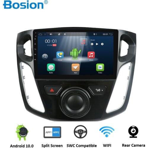 Bosion For Ford Focus 3 Mk 3 2012-2019 Car Radio Multimedia Video Player Navigation GPS Android 10 RDS Wifi 4G IPS Screen DSP