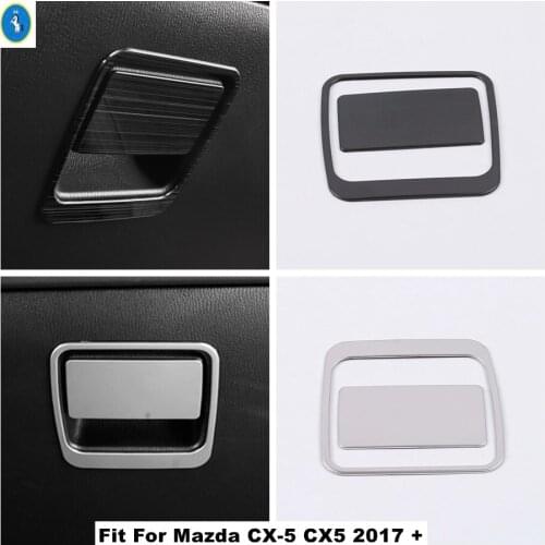 Car Accessories Interior Decoration Copilot Glove Storage Box Handle Sequins Panel Cover Trim Fit For Mazda CX-5 CX5 2017 - 2021