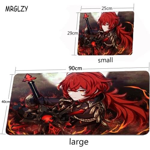 Genshin Impact Large Mouse Pad Mini Pc Anime Starry Sky Picture Game Player Keyboar Pad Laptop Tapis De Souris Desk Mat Xxl