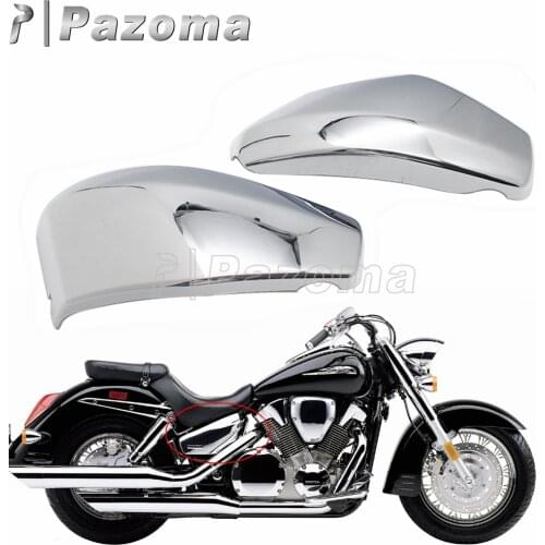 For Honda VTX 1300 R/Retro S/Spoke C/Custom & T/Tourer Chrome ABS Plastic Battery Side Cover Motorcycle Accessories Side Covers