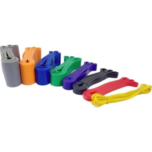 Fitness Power Training Latex Resistance Elastic Force Circle Tension Band Stretch Strap Rehabilitation Exercise