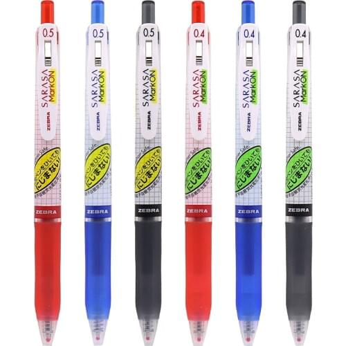 Zebra JJS77 SARASA MARK ON Gel Pen Japan 0.4 mm 0.5 mm