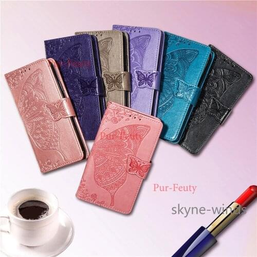 Flower Butterfly Series magnetic case for Samsung Galaxy A22 4G M32 flip wallet stand cover for SM A M 22 32 coque fundas casing