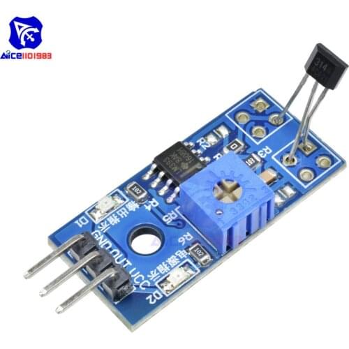 Diymore LM393 Hall Sensor Speed Test Sensor Module for Arduino
