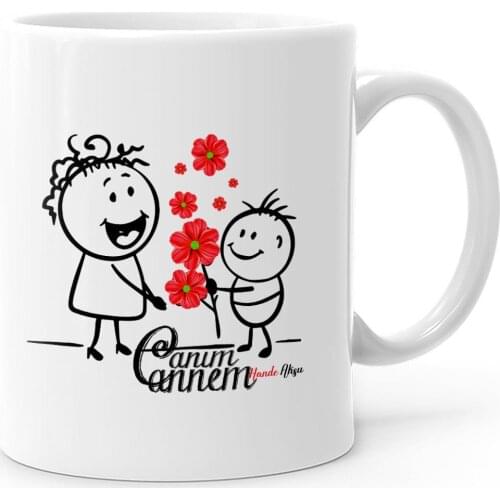 Personalized Dear Mom White Mug Cup-19