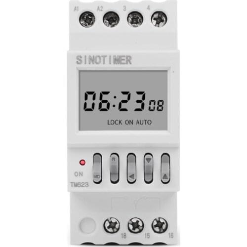 TM623 220V Programmable Astronomical Time Switch with Latitude Longitude Display