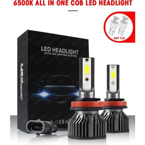 Rutcnse H4 H7 LED Car Headlight Bulb 12000LM 6000K H1 H3 H11 H13 H27 880 9005 HB3 9006 HB4 9007 Running Auto Fog Head Lamp