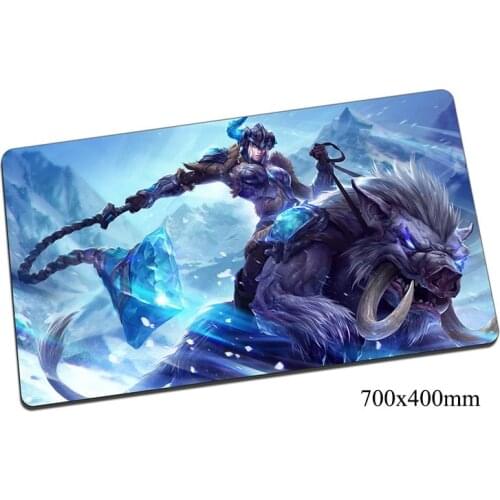 Sejuani mouse pad 70x40cm gaming mousepad gear lol gamer mouse mat pad Winters Wrath game computer High-end mouse play mats