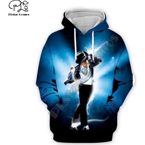 PLstar Cosmos Michael Jackson 3D Printed Hoodie/Sweatshirt/Jacket/Mens Womens hip hop apparel Fan costume