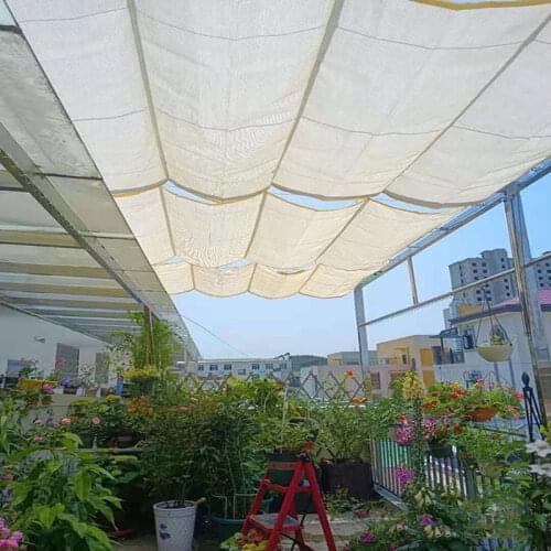 2.0 M Width x 6.0 M Length Runner Sliding Roof Retractable Wave Sun Shade Sail with 95% UV