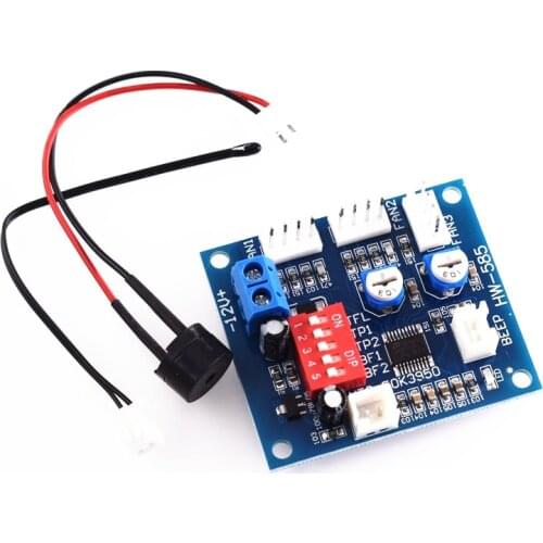 1PCS DC 12V PWM PC CPU Fan Temperature Control Speed Controller Board 5*4.3cm