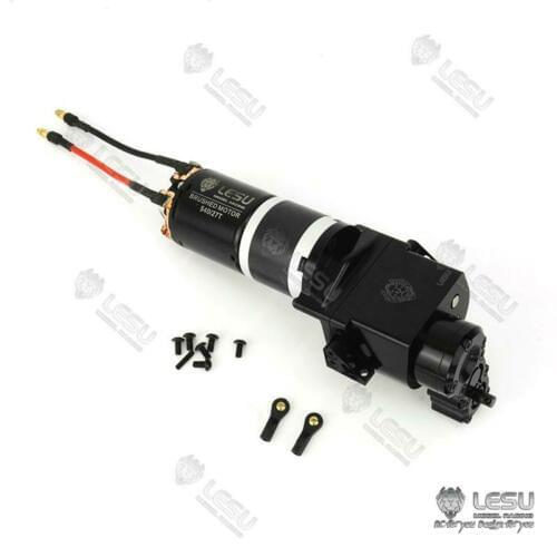 2Speed LESU Gearbox Transmission Transfer Case Motor 1/14 RC Tractor Truck Dump TH16485