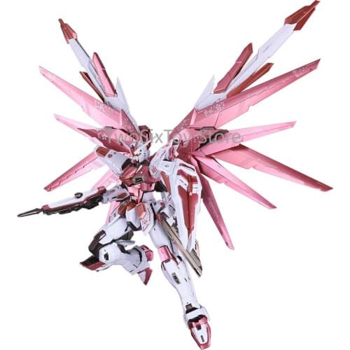 Hobby Pink Metal Color ZGMF-X10A Freedom Gundam Ver 2.0 MG 1/100 Model Puzzle Assembled Robot Kids Toy Action Figure Gunpla