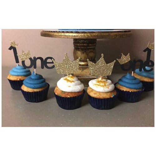 Glitter where the wild things are 1st Birthday Cupcake Toppers baby shower baptism wedding Dance Party toothpicks