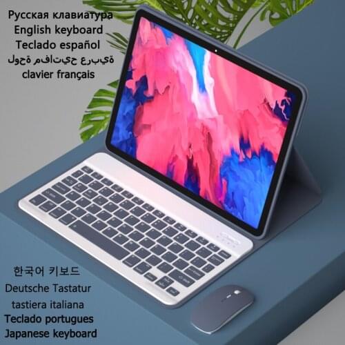 Cover for Lenovo Tab M10 FHD Plus 10.3 Keyboard Case Funda for Lenovo Tab M10 Plus TB-X606F X606X Russian Korean Keyboard Case