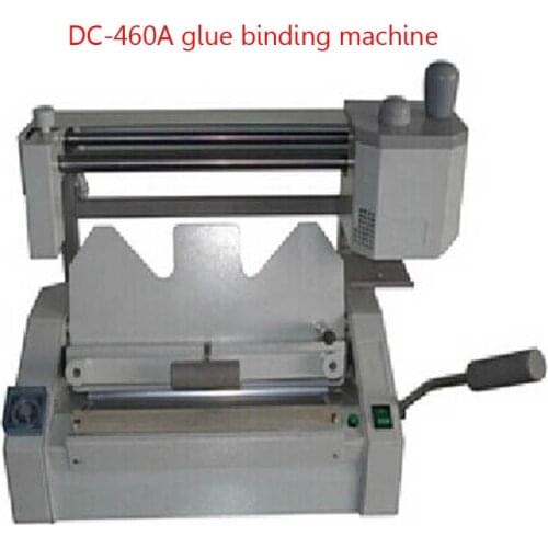 DC-460A book binding machine desktop glue binding machine Hot melt booklet maker