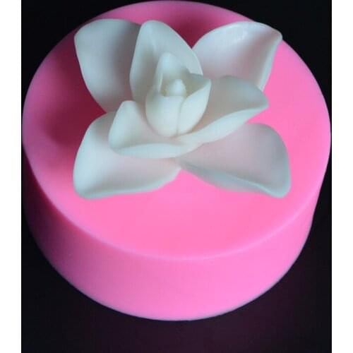 Small Size Flower Shape Liquid Silicone Cake Mold