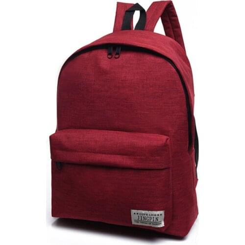 Canvas Men/Women Backpack Student School Bags for Teenager Girls Boy Travel Backpack Male Rucksack Female sac a dos