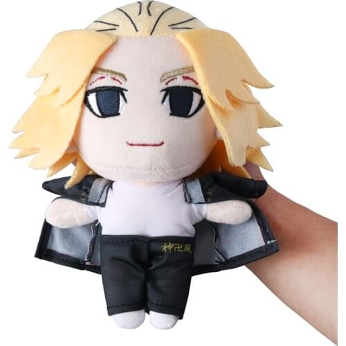 Tokyo Revengers Plush Toys Doll Cute Manjiro Sano Ken Ryuguji Hanagaki Takemichi Stuffed Toy Nice Gifts Size 20cm