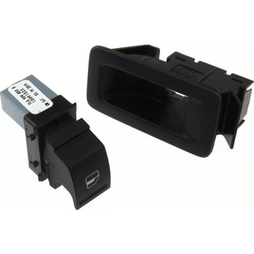 Car Window Glass Switch Button&Decorative Frame Bracket For VW Passat B6 Golf 5 MK5 6 MK6 Sharan Jetta Tiguan Touran 1KD959855