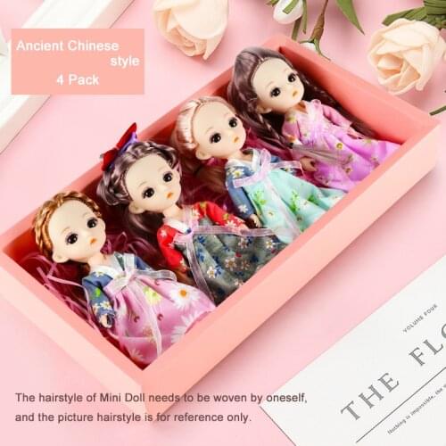 16 cm BJD Doll 13 removable girls toys with gift box lovely BJD birthday gift Chinese style and princess style DIY