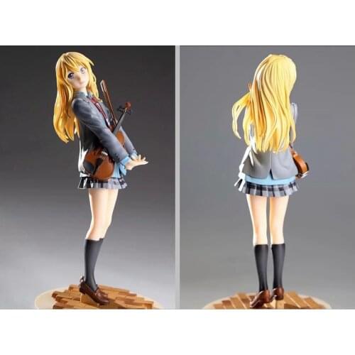 New Shigatsu wa Kimi no Uso Miyazono Kaori Violin Figurine Figure Toy Comic Amine GSC Your Lie in April 20cm
