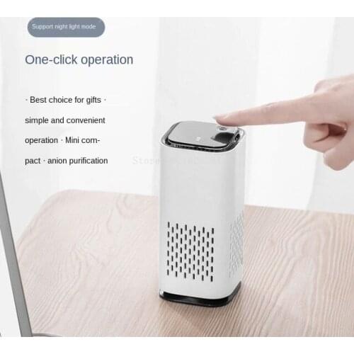 New Car Air Cleaner HEPA Filters USB Vehicle Air Cleaner Negative ion sterilization household Air Purifier Remove Formaldehyde