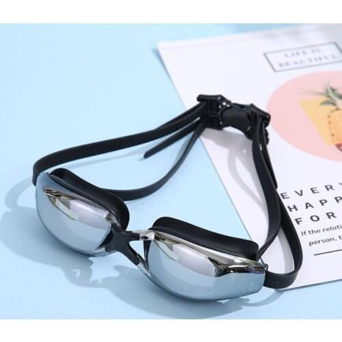 Professional Adult Swim Eyewear Waterproof Diving Glasses HD Anti-Fog UV Silicone Adjustable Glasses Clear Goggles Eyewear