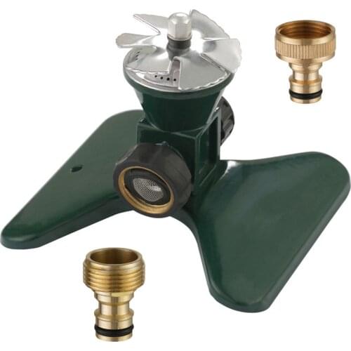 360 Degree Automatic Garden Sprinklers Rotating Water Sprinkler Grass Lawn Watering Rotary Nozzle Garden irrigation supplies