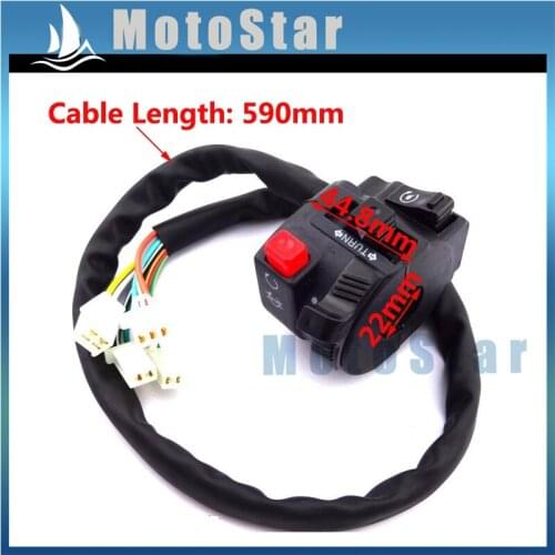 Handle Switch Control Assembly 11 Wire 4 Function For ATV Quad 4 Wheeler 50cc 70cc 90cc 110cc 125cc 140cc 150cc 200cc 250cc