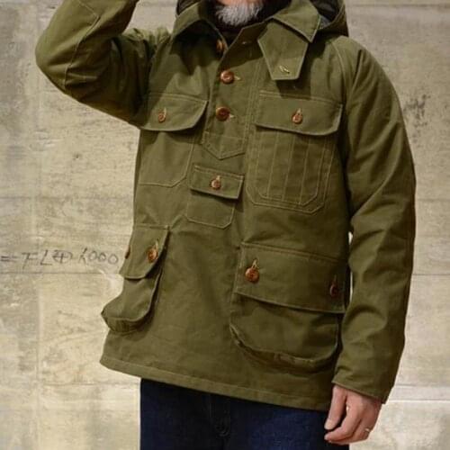 YUT&MM self-made army green tooling jacket spring new style outer long-sleeved jacket loose casual washed cotton lapel top