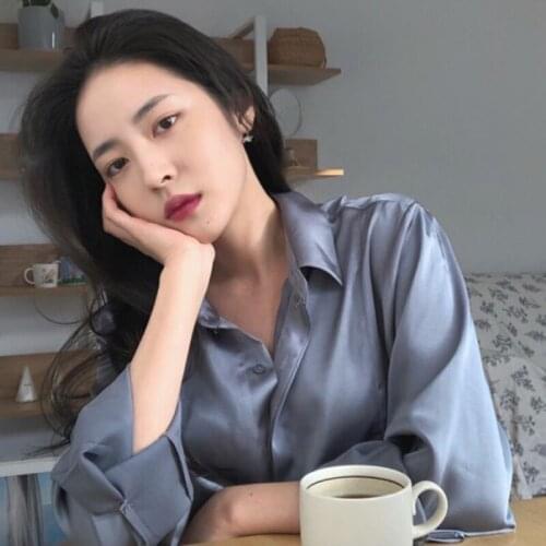 Sannian Womens Silk Shirts