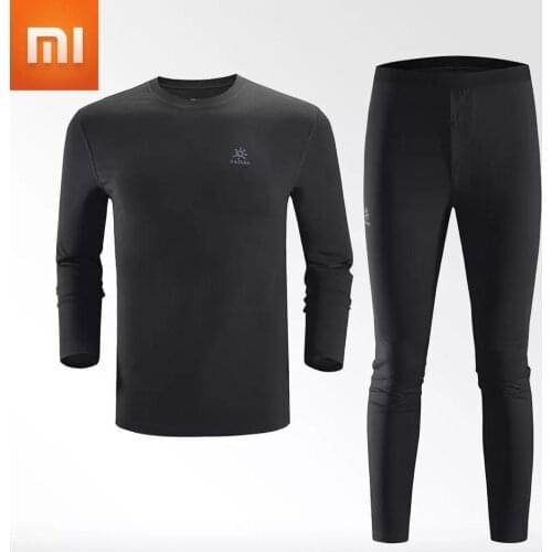 Xiaomi Thermal Underwear Set Winter Autumn Warm Tops & Pants Undershirt Thin Men Women Wicking Quick-drying Thermal Underwear