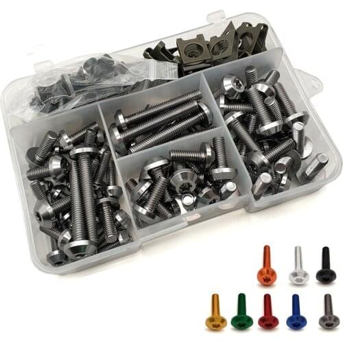 For BMW F650GS F700GS f 650 700 gs f650 f700gs F800R F800S Universal Motorcycle Fairing Bolts Nuts Kit Body Fastener Clips Screw