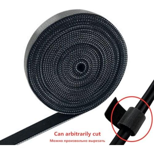 USB Cable Organizer Winder Cable Organizer Ties Mouse Wire Clip Earphone Cable PC Cord Management Phone Hoop Tape Protector 5m