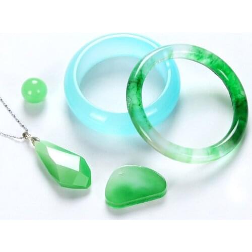 Magic Handmade Jade Agate Crystal Stone Powder Pigment Resin Mold Jewelry Making