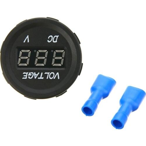 1pcs DC 12V-24V Mini Digital Voltmeter Voltage Meter Tester Led Display For Car Auto Motorcycle