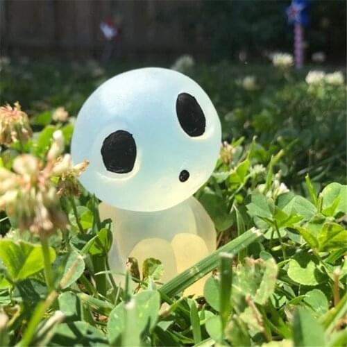 10Pcs/Set Garden Ornament Luminous Ghost Alien Micro Landscape Planter Figurines Resin Craft Home Garden Pots Decoration