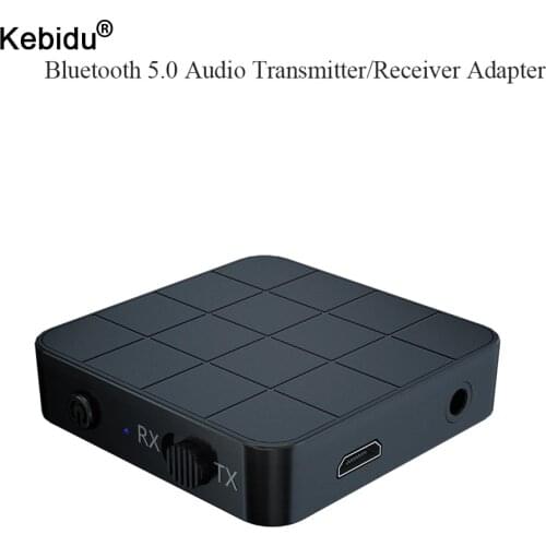 5.0 Bluetooth Adapter 2 in1 Bluetooth Audio Transmitter Receiver 3.5MM AUX USB Wireless Dongle With RCA Cable For PC Car Home TV